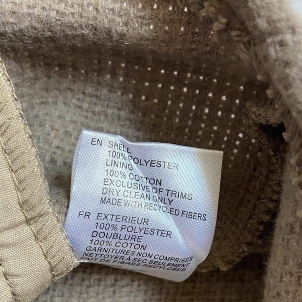 RDI Shirt Jacket Shacket Heavy Textured Knit Size Large Button Up Long Sleeve - Picture 5 of 7